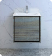 Fresca Catania Wall Hung Modern Bathroom Cabinet w/ Integrated Sink
