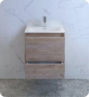 Fresca Catania Wall Hung Modern Bathroom Cabinet w/ Integrated Sink