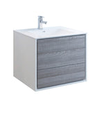 Fresca Catania Wall Hung Modern Bathroom Cabinet w/ Integrated Sink