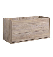 Fresca Catania 48`` Wall Hung Double Sink Modern Bathroom Cabinet