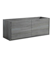 Fresca Catania 60`` Wall Hung Single Sink Modern Bathroom Cabinet