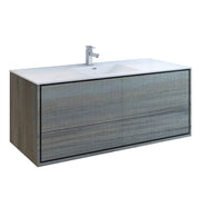 Fresca Catania Wall Hung Modern Bathroom Cabinet w/ Integrated Single Sink