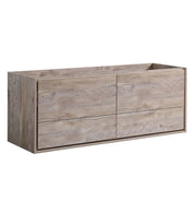 Fresca Catania 60`` Wall Hung Single Sink Modern Bathroom Cabinet