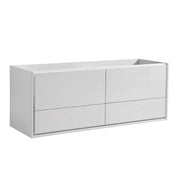 Fresca Catania 60`` Wall Hung Single Sink Modern Bathroom Cabinet