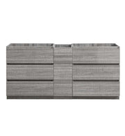 Fresca Lazzaro 72`` Free Standing Double Sink Modern Bathroom Cabinet