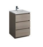 Fresca Lazzaro Free Standing Modern Bathroom Cabinet w/ Integrated Sink