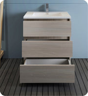 Fresca Lazzaro Free Standing Modern Bathroom Cabinet w/ Integrated Sink