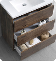 Fresca Lazzaro Free Standing Modern Bathroom Cabinet w/ Integrated Sink