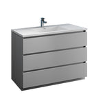 Fresca Lazzaro Free Standing Modern Bathroom Cabinet w/ Integrated Sink