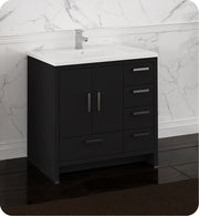 Fresca Imperia Free Standing Modern Bathroom Cabinet w/ Integrated Sink - Right Version