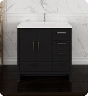 Fresca Imperia Free Standing Modern Bathroom Cabinet w/ Integrated Sink - Right Version