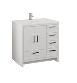 Fresca Imperia Free Standing Modern Bathroom Cabinet w/ Integrated Sink - Right Version
