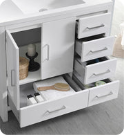 Fresca Imperia Free Standing Modern Bathroom Cabinet w/ Integrated Sink - Right Version