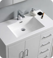 Fresca Imperia Free Standing Modern Bathroom Cabinet w/ Integrated Sink - Right Version