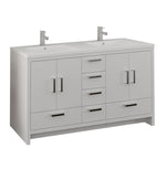 Fresca Imperia Free Standing Modern Bathroom Cabinet w/ Integrated Double Sink