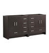 Fresca Imperia 72`` Dark Gray Oak Free Standing Double Sink Modern Bathroom Cabinet