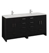 Fresca Imperia Free Standing Double Sink Modern Bathroom Cabinet w/ Integrated Sink