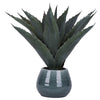 Vickerman FE180701 18" Artificial Green Succulent in Ceramic Pot