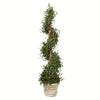 Vickerman FG190350 50" Artificial Potted Green Angel Vine Spiral Tree in Paper Pot