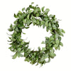 Vickerman FG191222 22" Artificial Lamb Ear Leaves Wreath