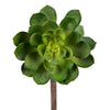 Vickerman FH180401 6" Artificial Green Succulent Stem, Pack of 2