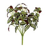 Vickerman FH182401 12.5" Artificial Green Spiderwort Bush, Set of 3