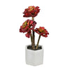 Vickerman FH191313 13" Artificial Succulent In Cement Pot