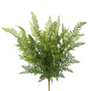 Vickerman FI170301-2 26" Artificial Green Fern Bush, Pack of 2