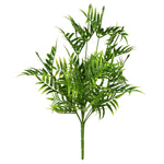 Vickerman FI180701 19" Artificial Green Bamboo Leaf Bush, Set of 4