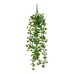 Vickerman FI180901 34" Artificial Green Begonia Leaf Hanging Bush, Set of 3