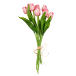 Vickerman FI190379 14" Artificial Pink Tulip Bundle, Pack of 2