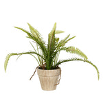 Vickerman FJ180901 12" Artificial Green Fern Bush