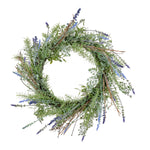 Vickerman FJ190121 21" Artificial Lavender Wreath