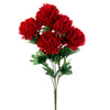 Vickerman FJ210503 23" Crimson Red Mum Bush x 5