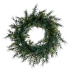 Vickerman FJ214424 24" Mixed Fern Cedar Wreath