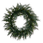 Vickerman FJ214428 28" Artificial Mixed Fern Cedar Wreath