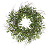 Vickerman FK170801 24" Artificial Green Olive Leaf Wreath