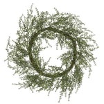 Vickerman FK170903 30" Artificial Green Fairhill Leaf Wreath