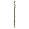 Vickerman FK171502 6' Artificial Green Brazil Berry & Leaf Garland