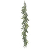 Vickerman FK172403 6` Artificial Green Muddy White Willow Garland