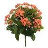 Vickerman FL170202 15`` Artificial Orange Kalanchoe Bush