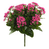 Vickerman FL170204 15" Artificial Hot Pink Kalanchoe Bush