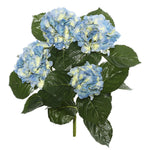 Vickerman FL171513 17.5" Artificial Blue Polyester Hydrangea Bush