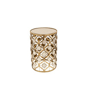 Sagebrook Home Set of 3 Gold/Mirror Accent Tables