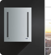 Fresca Tiempo 24`` Wide x 30`` Tall Bathroom Medicine Cabinet w/ LED Lighting & Defogger