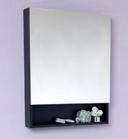 Fresca 24`` Espresso Bathroom Medicine Cabinet w/ Small Bottom Shelf