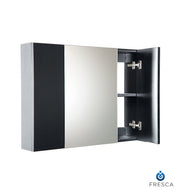 Fresca 32`` Espresso Medicine Cabinet w/ 3 Doors