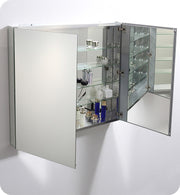 Fresca 40`` Wide x 36`` Tall Bathroom Medicine Cabinet w/ Mirrors