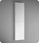 Fresca 15`` Wide x 52`` Tall Bathroom Medicine Cabinet w/ Mirrors