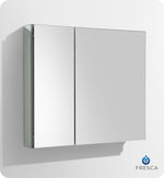 Fresca 30`` Wide x 26`` Tall Bathroom Medicine Cabinet w/ Mirrors